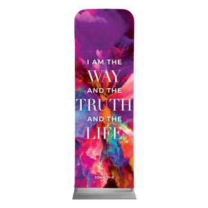 Easter Color Smoke Scripture 2' x 6' Sleeve Banner