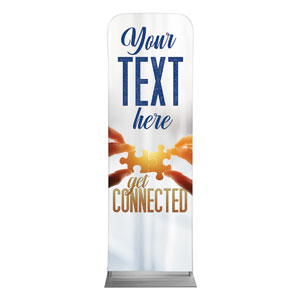 Connected Your Text 2' x 6' Sleeve Banner