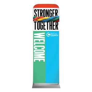 BTCS Stronger Together Welcome 2' x 6' Sleeve Banner