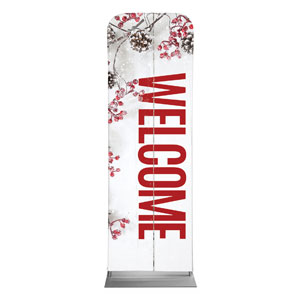 Celebrate Christmas Berries Welcome 2' x 6' Sleeve Banner