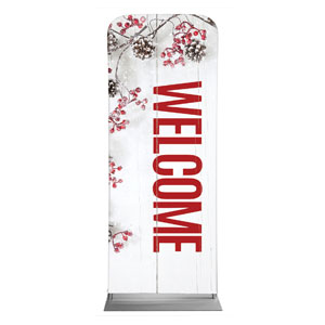 Celebrate Christmas Berries Welcome 2'7" x 6'7" Sleeve Banners