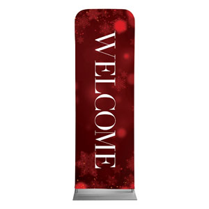 Peace Be With You Red Welcome 2' x 6' Sleeve Banner