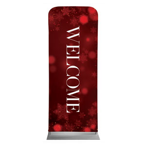 Peace Be With You Red Welcome 2'7" x 6'7" Sleeve Banners