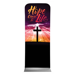 Hope Life Cross 2'7" x 6'7" Sleeve Banners