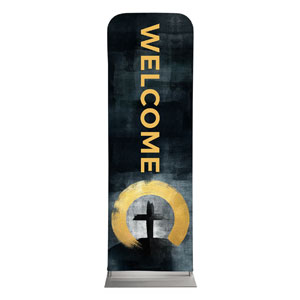 Hope Is Alive Gold Welcome 2' x 6' Sleeve Banner