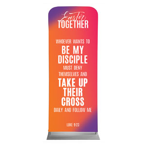 Easter Together Hues Scripture 2'7" x 6'7" Sleeve Banners