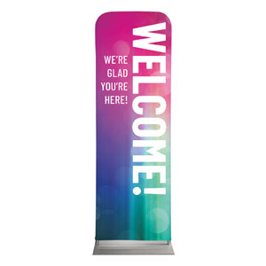 Colorful Lights 2' x 6' Sleeve Banner