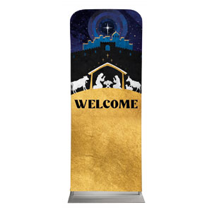 Nativity Begins with Christ 2'7" x 6'7" Sleeve Banners