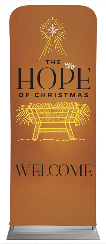 Banners, Christmas, Hope of Christmas Manger, 2'7 x 6'7