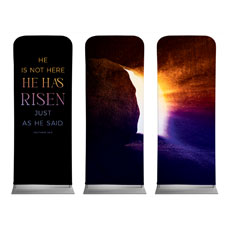 Easter Open Tomb Triptych 