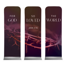 So Loved Crown Triptych 