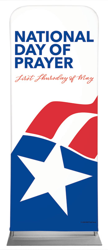 Banners, National Day of Prayer, National Day of Prayer Logo, 2'7 x 6'7