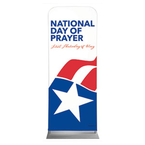 National Day of Prayer Logo 2'7" x 6'7" Sleeve Banners