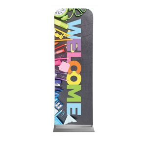 Back To School Colors 2' x 6' Sleeve Banner