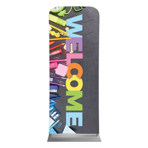 Back To School Colors 2'7" x 6'7" Sleeve Banners