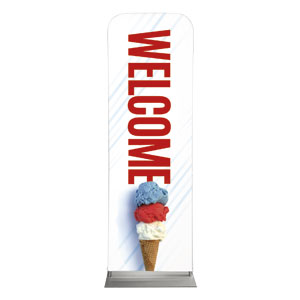 Fourth of July Picnic 2' x 6' Sleeve Banner
