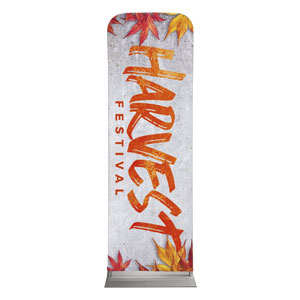 Harvest Festival Leaves 2' x 6' Sleeve Banner