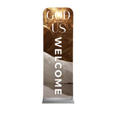 God With Us Manger Gold 