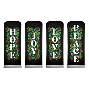 Holly and Ivy Advent Set 2'7" x 6'7" Sleeve Banners