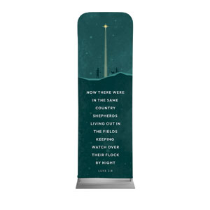 Christmas Story Luke 2:8 2' x 6' Sleeve Banner