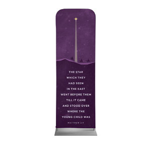 Christmas Story Matthew 2:9 2' x 6' Sleeve Banner