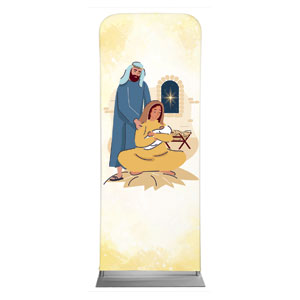 Kidmin Nativity Scene 2'7" x 6'7" Sleeve Banners