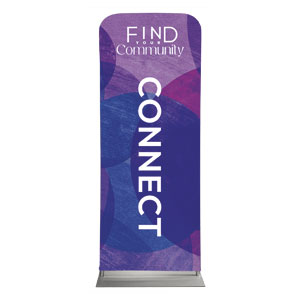 Find Your Community Connect 2'7" x 6'7" Sleeve Banners