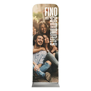 Community People Friends 2' x 6' Sleeve Banner