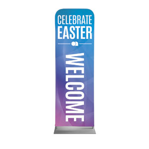 Bright Gradient Easter 2' x 6' Sleeve Banner