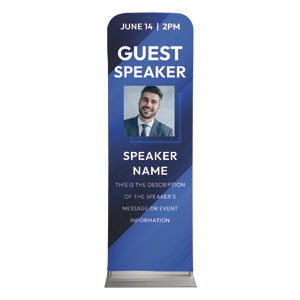 Guest Speaker 2' x 6' Sleeve Banner