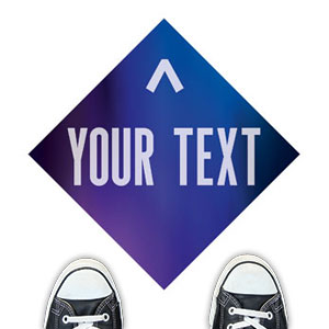 Aurora Lights Your Text Here Floor Stickers