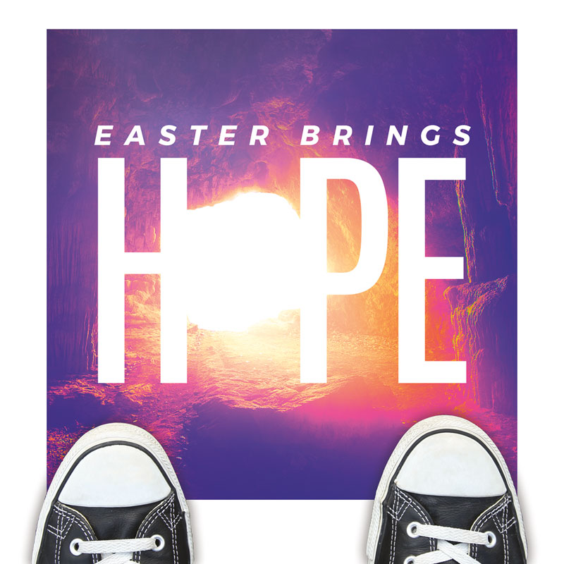 Floor Stickers, Easter, Easter Hope Tomb, 12 x 18