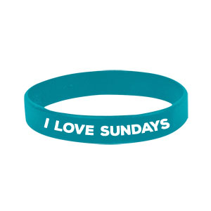 I Love Sundays Wristband SpecialtyItems