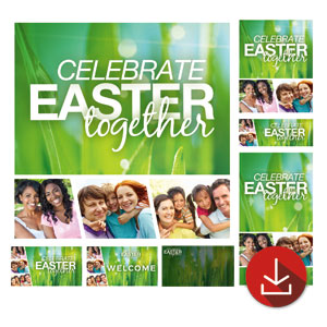 Easter Together Church Graphic Bundles