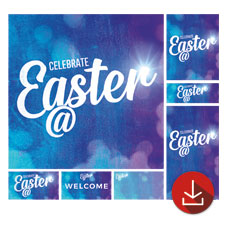 Blue Purple Easter At 