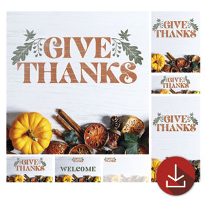 Give Thanks Seat For You Church Graphic Bundles