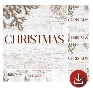 Christmas Events Snowflake Church Graphic Bundles