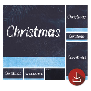 Blue Revival Christmas Is Church Graphic Bundles