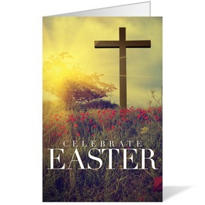 Celebrate Easter Cross - 8.5 x 11 Bulletins 8.5 x 11