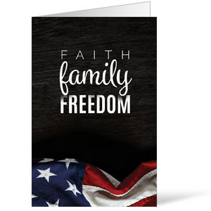 Faith Family Freedom Bulletins 8.5 x 11