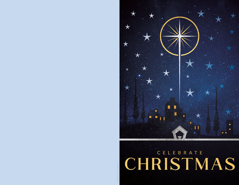 Bulletins, Christmas, Bethlehem Christmas Star, 8.5 x 11