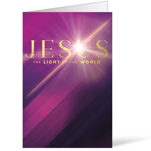 Jesus Light of the World Bulletins 8.5 x 11