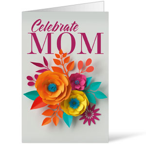 Mother's Day Paper Flowers Bulletins 8.5 x 11