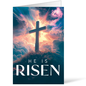 Easter He Is Risen Bulletins 8.5 x 11