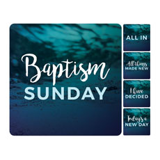 Teal Baptism Set 