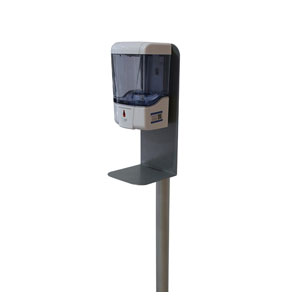 Small Touchless Automatic Hand Sanitizing Station Signs and Stands