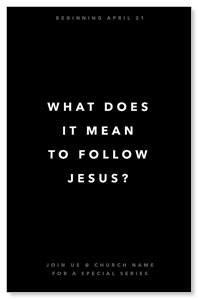 Following Jesus 4/4 ImpactCards