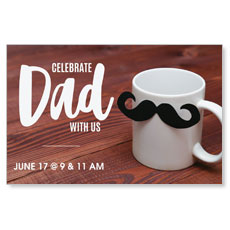 Dad Mustache Mug 