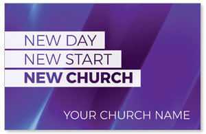 New Church Purple 4/4 ImpactCards