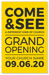 Yellow Grand Opening 4/4 ImpactCards